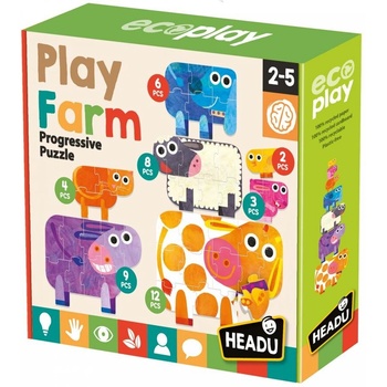 Headu Прогресивен пъзел - Ферма (hmu24759)