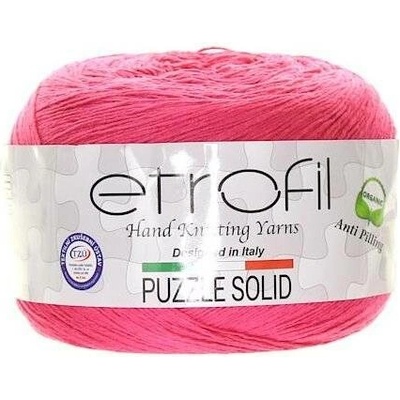 Etrofil Příze Puzzle Solid fuchsiová PS 019