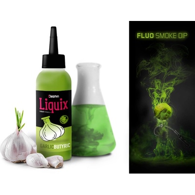 Delphin Fluo dip D SNAX LiquiX / Česnek-Butyric