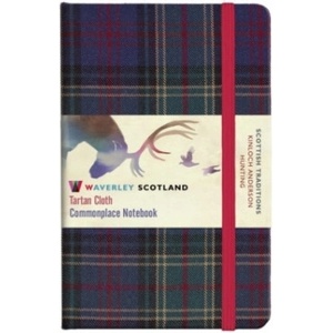 The Gresham Publishing Co. Ltd Waverley S. T. (M): Hunting Pocket Genuine Tartan Cloth Commonplace Notebook