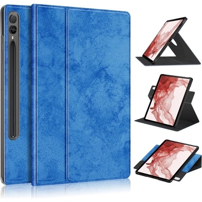 Vsetkonamobil 64762 MARBLE Zaklápacie puzdro Samsung Galaxy Tab S9 modré