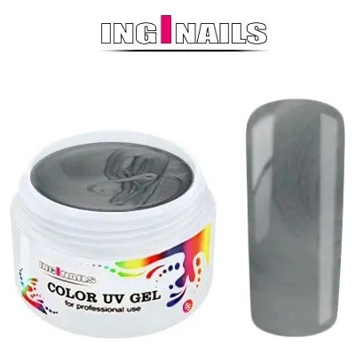 IngiNails UV Gél farebný Metalic Silver 5 g