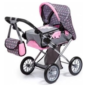 Bayer Количка за кукли Bayer, Bayer Dolls Pram City Star, 72 x 37 x 68 cm