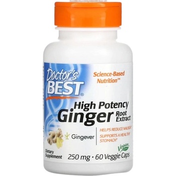 Image 1 of Doctor's Best BEST Ginger Root Extract 250 mg | High Potency [60 капсули]