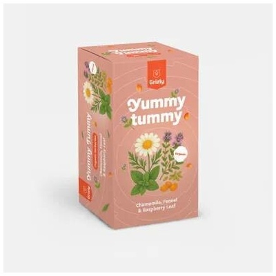 GRIZLY Yummy Tummy BIO bylinný čaj 6 x 20 ks