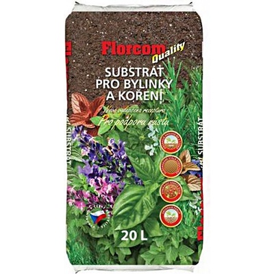 FLORCOM Substrát pre bylinky a koreniny 20 l