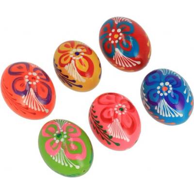 ČistéDřevo Sada dřevěných velikonočních vajíček