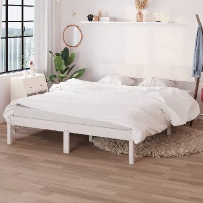 Nábytek XL 810123 Rám postele bílý masivní borovice