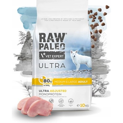 Vetexpert Raw Paleo Turkey Adult Medium Large 10 kg