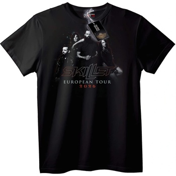 NOONEBRAND Тениска Европейско Турне на Skillet 2026 - L, Black