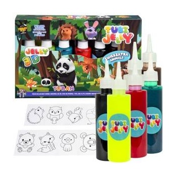 TUBAN set Tubi Jelly animals 6 colors ZA4838