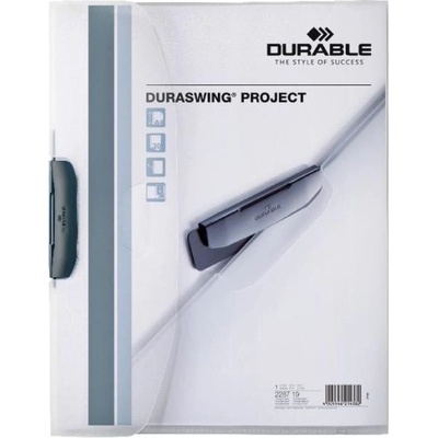 DURABLE Obal s klipom DURASWING PROJECT grafitový