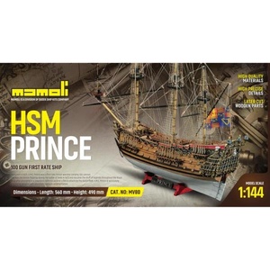 Mamoli HMS Prince 1670 1: 144 комплект