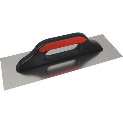 TOPTRADE hladítko nerezové, PROFESSIONAL, hladké, 380 x 130 mm