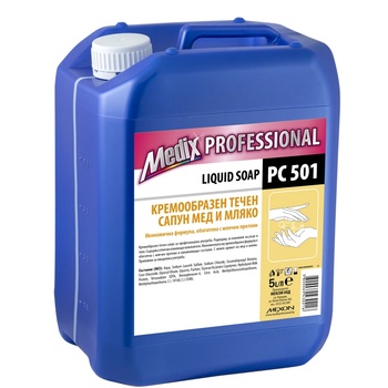 Image 1 of MEDIX professional кремообразен течен сапун мед и мляко - 5л. РС501
