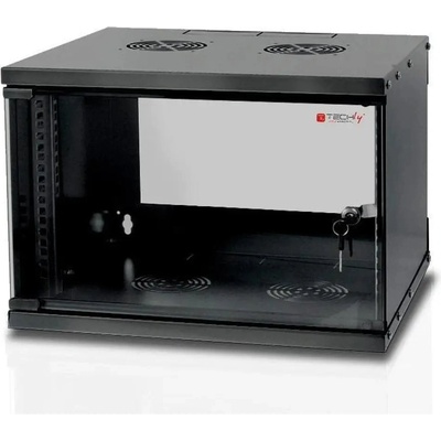 TECHLY Стенен шкаф Techly 19 6U D320 Черен сглобен" I-CASE EL-1006B32 (8054529023592)
