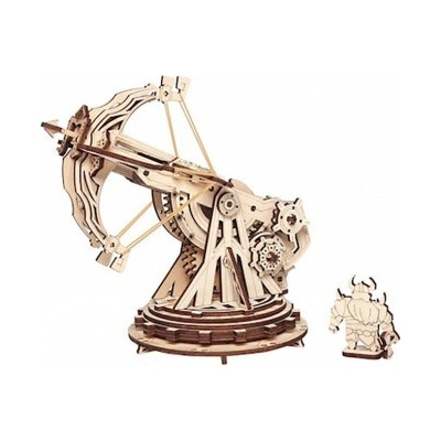 Robotime 3D drevené mechanické puzzle Obliehací stroj balista 142 ks