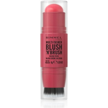 Rimmel Multi-Tasker Blush'N'brush руж в стик с четка цвят 150 Cherry On Point 8 гр