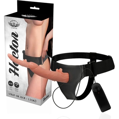 Harness Attraction Hector Vibrator Flesh 20 x 3.5cm