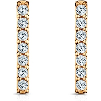 SAVICKI Обеци Share Your Love: злато, лабораторни диаманти