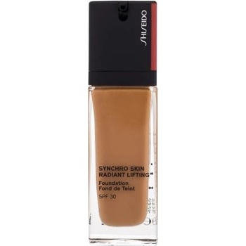 Shiseido Synchro Skin Radiant Lifting Foundation SPF30 Rozjasňujúci liftingový make-up 420 Bronze 30 ml