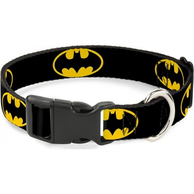 Buckle down Odolný obojek pro psa s plastovou sponou regular Batman logo