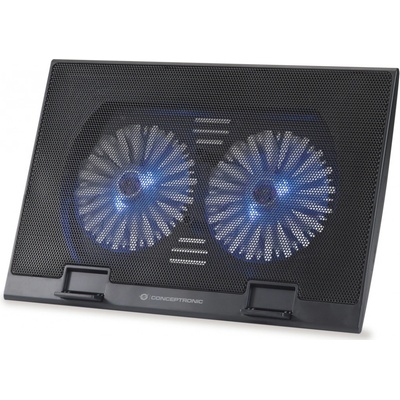 CONCEPTRONIC Chladicí podložka se 2 ventilátory(17. 0")/Ergonomic THANA02B – Hledejceny.cz
