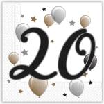 Procos Салфетки с номер 20 - milestone 33 х 33 см 20 бр