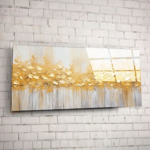 Art gift Стъклено АРТ пано - Листопад в злато