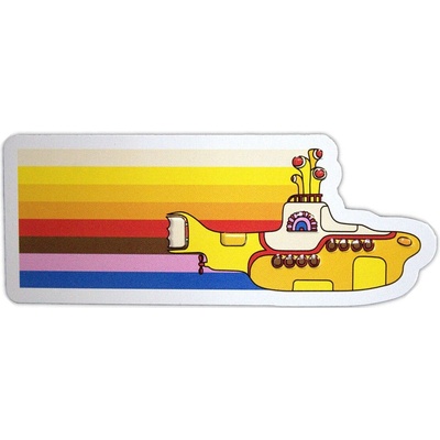 The Beatles Yellow Submarine Coloured Stripes Embossed Магнит (YSMAG06)