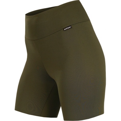 Litex legíny dámské krátké 99888 khaki