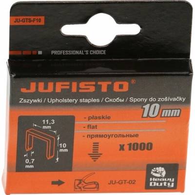 žiadna značka Spona 10 mm, typ F, 1000 ks