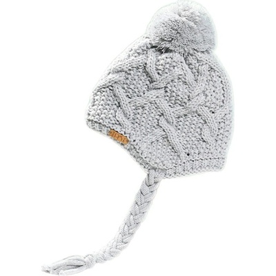 dětská celopodšitá pletená čepice Pletex H114 Světle šedá