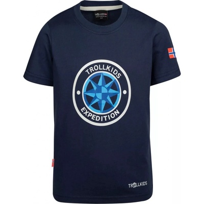 DĚTSKÉ TRIKO TROLLKIDS WINDROSE, NAVY / CLUDY GREY