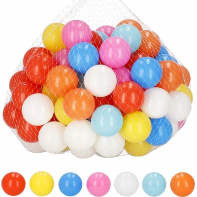 Springos KG0019 Plastové míčky na hraní 6 cm 100ks barevné