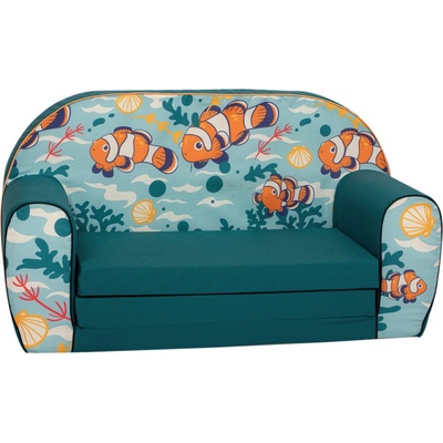 Mama Kiddies premium rozkladacie dvojité kreslo Clown Fish