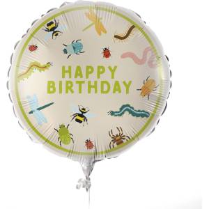 Party Deco Фолиев Балон "Happy Birthday" с Буболечки (BUG-120)
