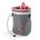 Ocún OCÚN Dusty ECO + belt chalkbag gray/red