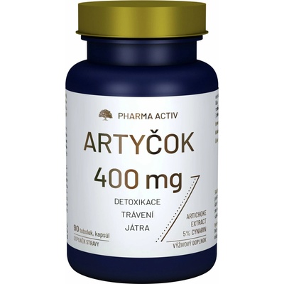 PHARMA ACTIV Artičok 400mg 90 kapsúl