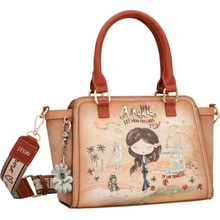 Anekke vintage kabelka do ruky Peace & Love Camel