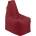 Pufrelax Пуф стол за деца Sunlounger Junior, водоустойчив, Червен (PUF-G-SJ-TEX-RED)