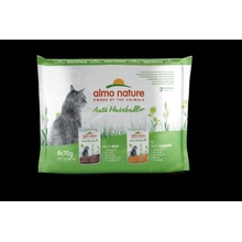 Almo nature HOLISTIC Anti Hairball cat hovädzie a kuracie 6 x 70 g