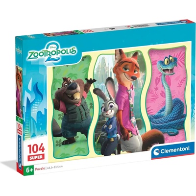 Clementoni Zootropolis 104 dílků