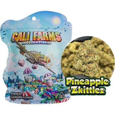 califarms THC X květy Pineapple zkittlez THC-X 40% CBD 12,75% THC 0,07% 10 g – Sleviste.cz