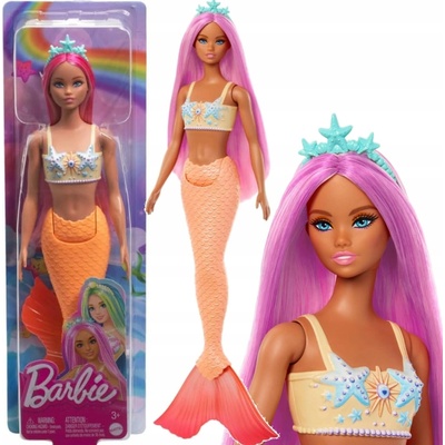 Barbie Pohádková mořská panna s růžovými vlasy
