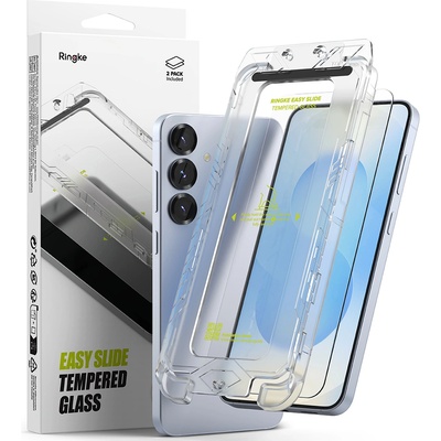 Ringke Протектор за Samsung Galaxy S25 (комплект от 2) - Ringke Easy Slide Tempered Glass - Clear