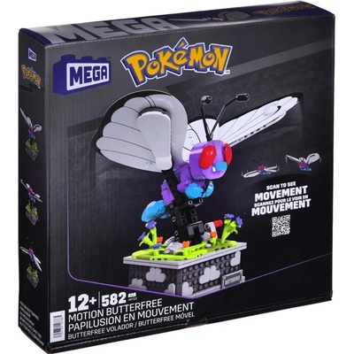 Mattel Pokémon Mega Construx Construction Set MOTION BUTTERFREE 22 cm