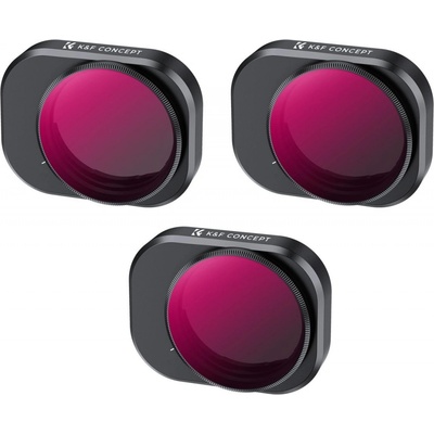 K&F Concept K&F 3pcs DJI Mini 4 Pro ND & PL 2 in 1 Filter Kit ND8 & PL+ND16 & PL+ND32 & PL