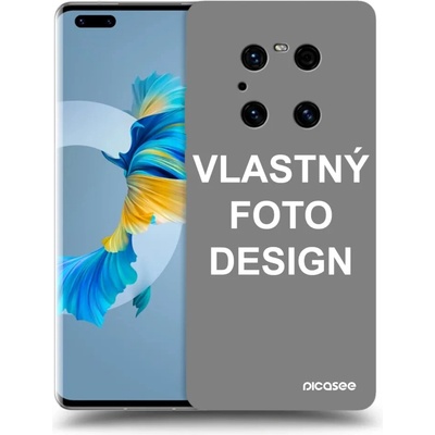 Púzdro Picasee silikónové Huawei Mate 40 Pro Vlastný design/motiv čiré