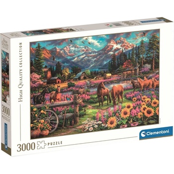 Image 1 of Clementoni Пъзел Clementoni от 3000 части - Свободни да се скитат (33038)
